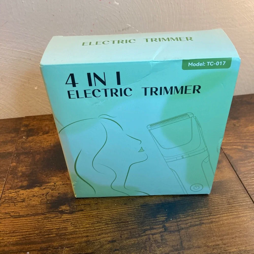 4 in 1 Electric Trimmer Women Green Groin Grooming Kit TC-017 Waterproof IPX7
